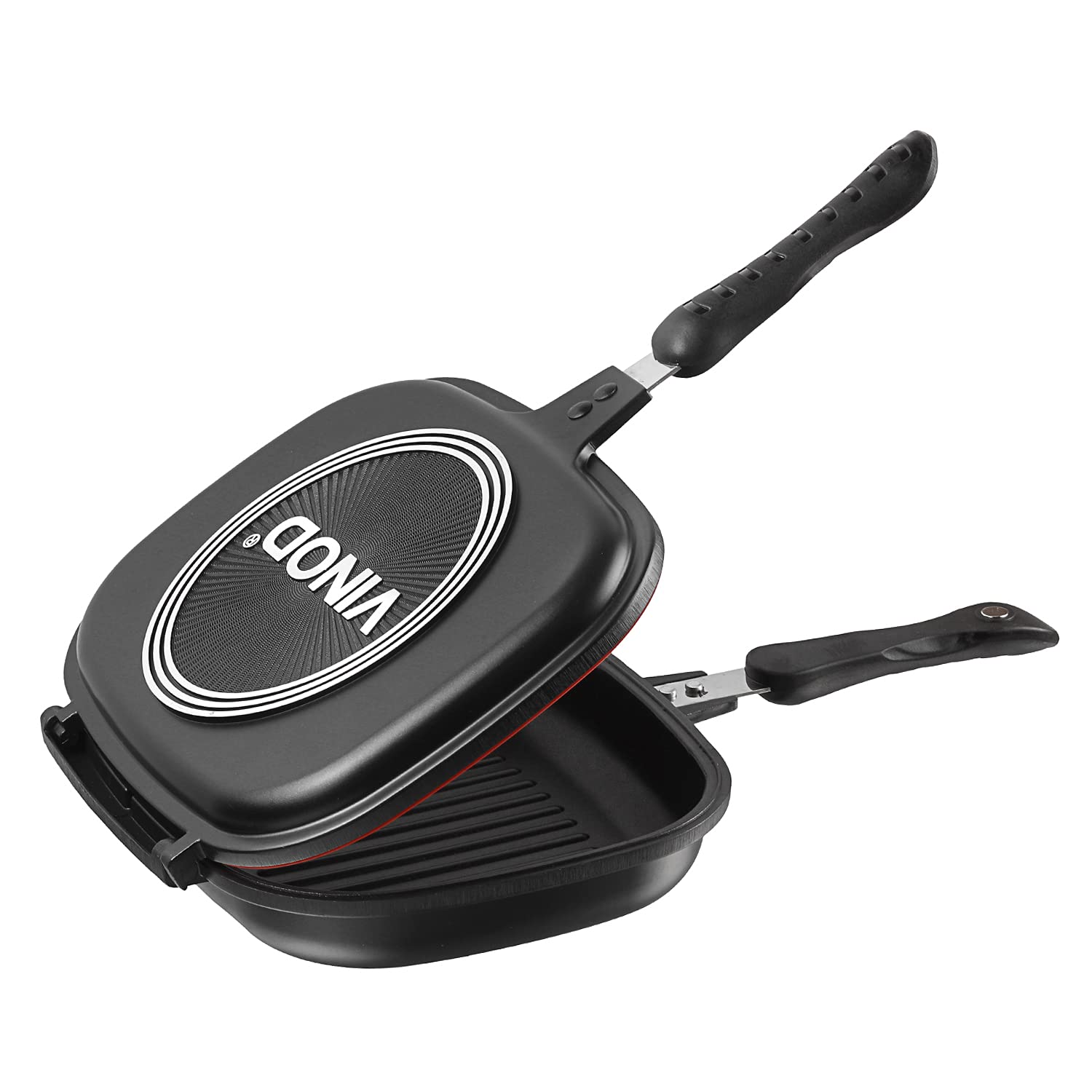 Vinod Zest Non-Stick Grill Toaster, Medium, Multicolour, 1000 w