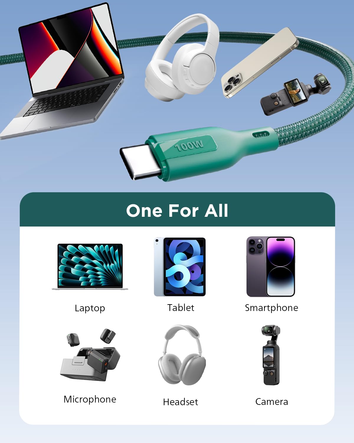 Philips 100W Magnetic Type C to Type C Fast Charging Cable (B0FMJ78RGZ)