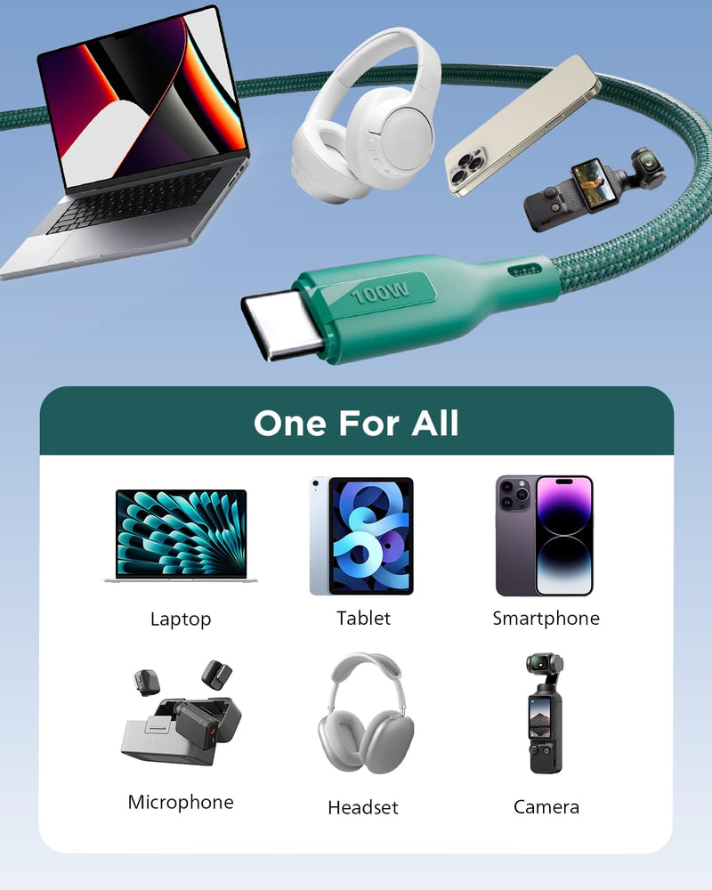 Philips 100W Magnetic Type C to Type C Fast Charging Cable (B0FMJ78RGZ)