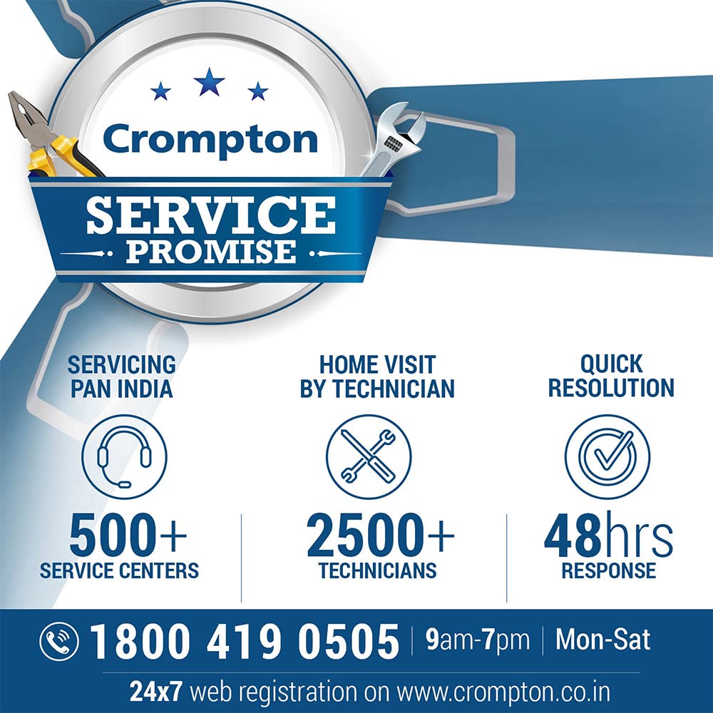 Crompton HISPEED Gale Classic 400 mm Table Fan-5