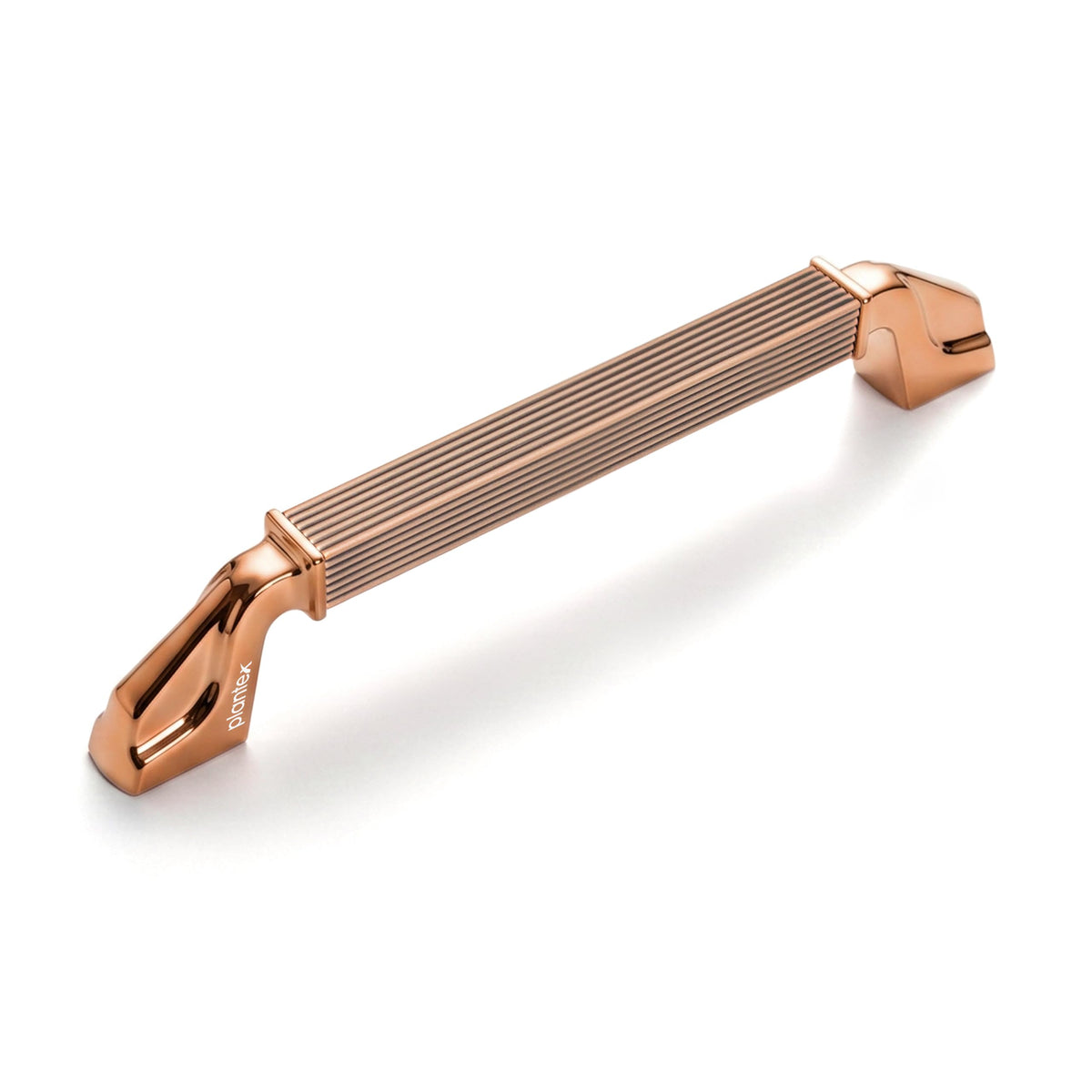 Plantex Aluminium Cabinet Handle/160mm Wardrobe Handle for Home/Cupboard Door Pull-Push Handles for Office - Pack of 1 (Rose Gold)