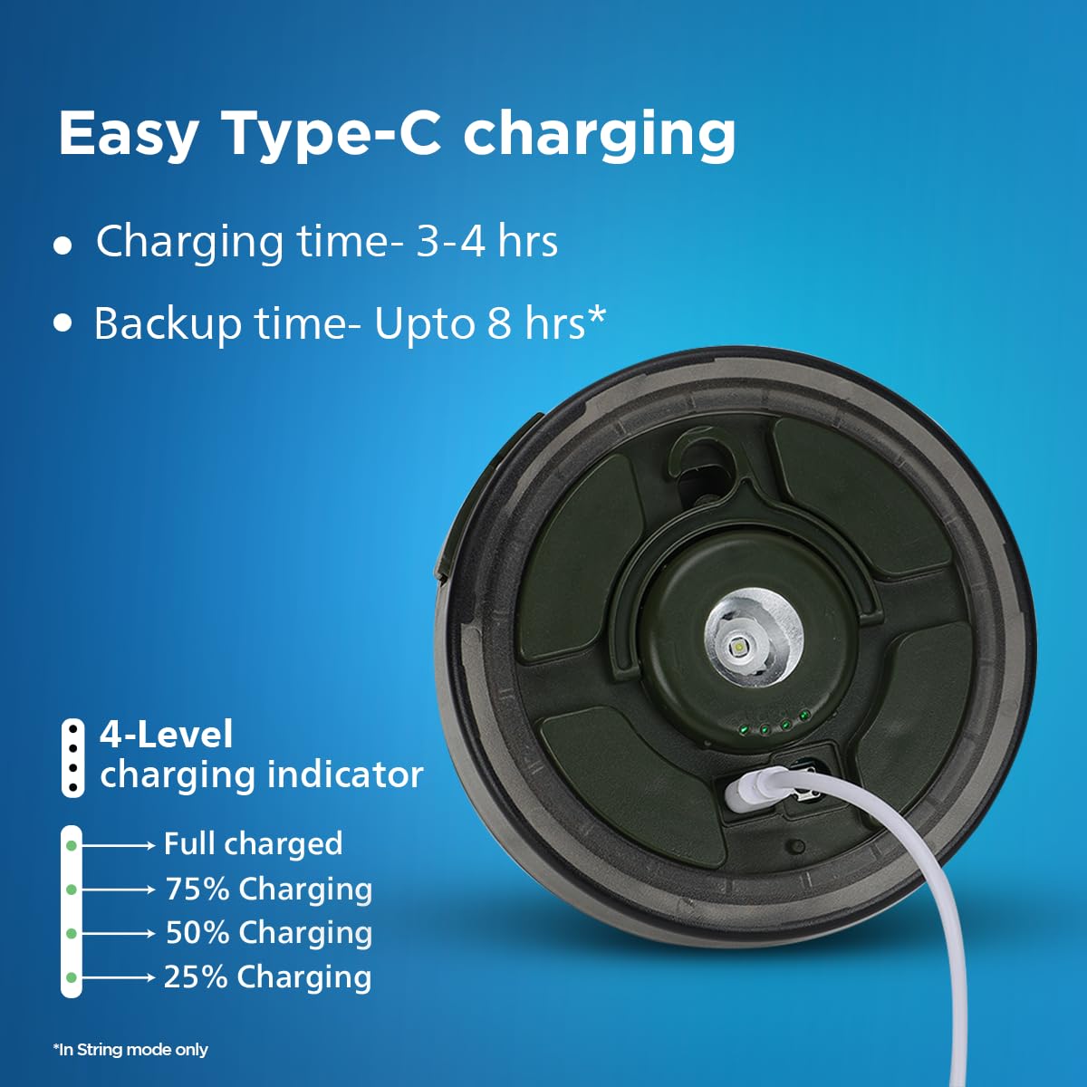 Philips GleamString Premium Rechargeable LED String Lights 8M Reel (Pack of 2)
