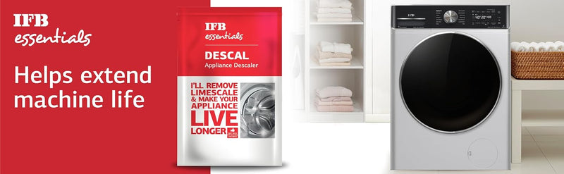 IFB Descale Powder For Washing Machine Drum Cleaner & Tub Cleaner, Washing Machine Cleaner Powder for all Front & Top Lo