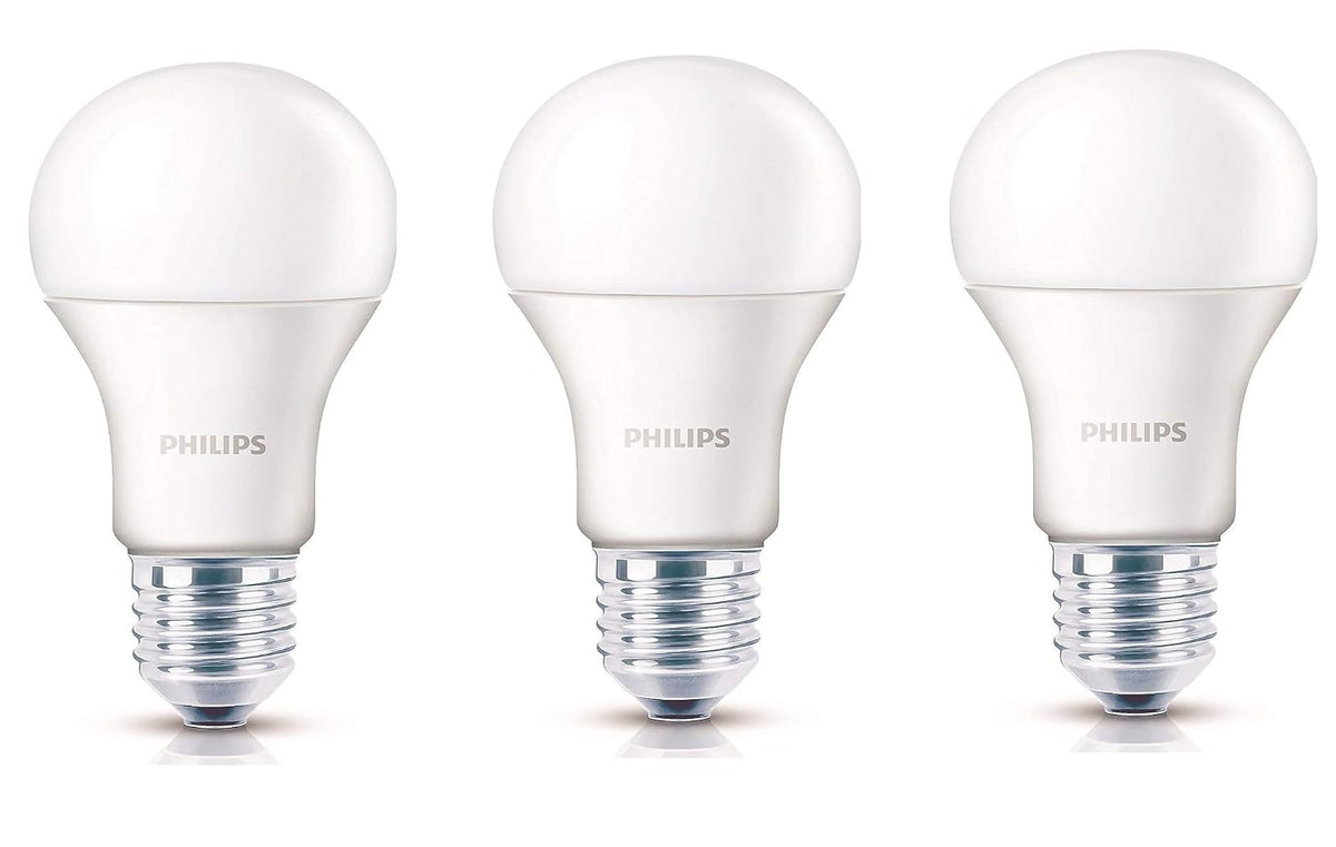 Philips 14-Watts e27 LED Yellow Bulb, Pack of 3