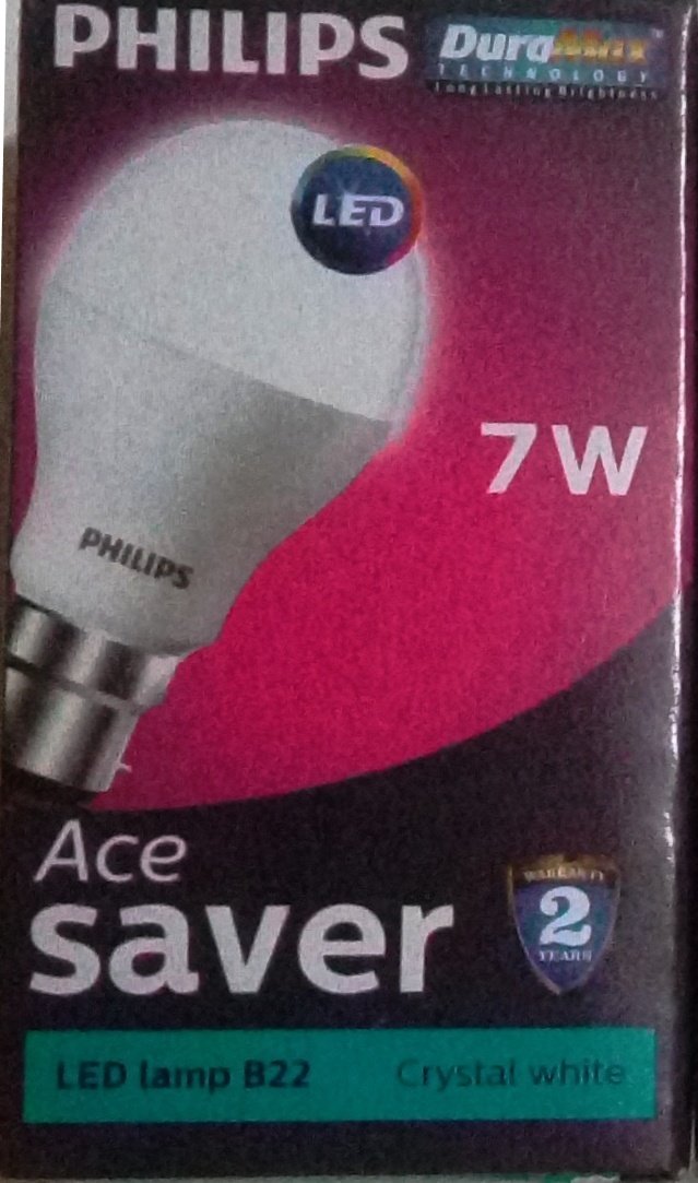 Philips 7W LED Bulb ( White & Pack Of 3 )