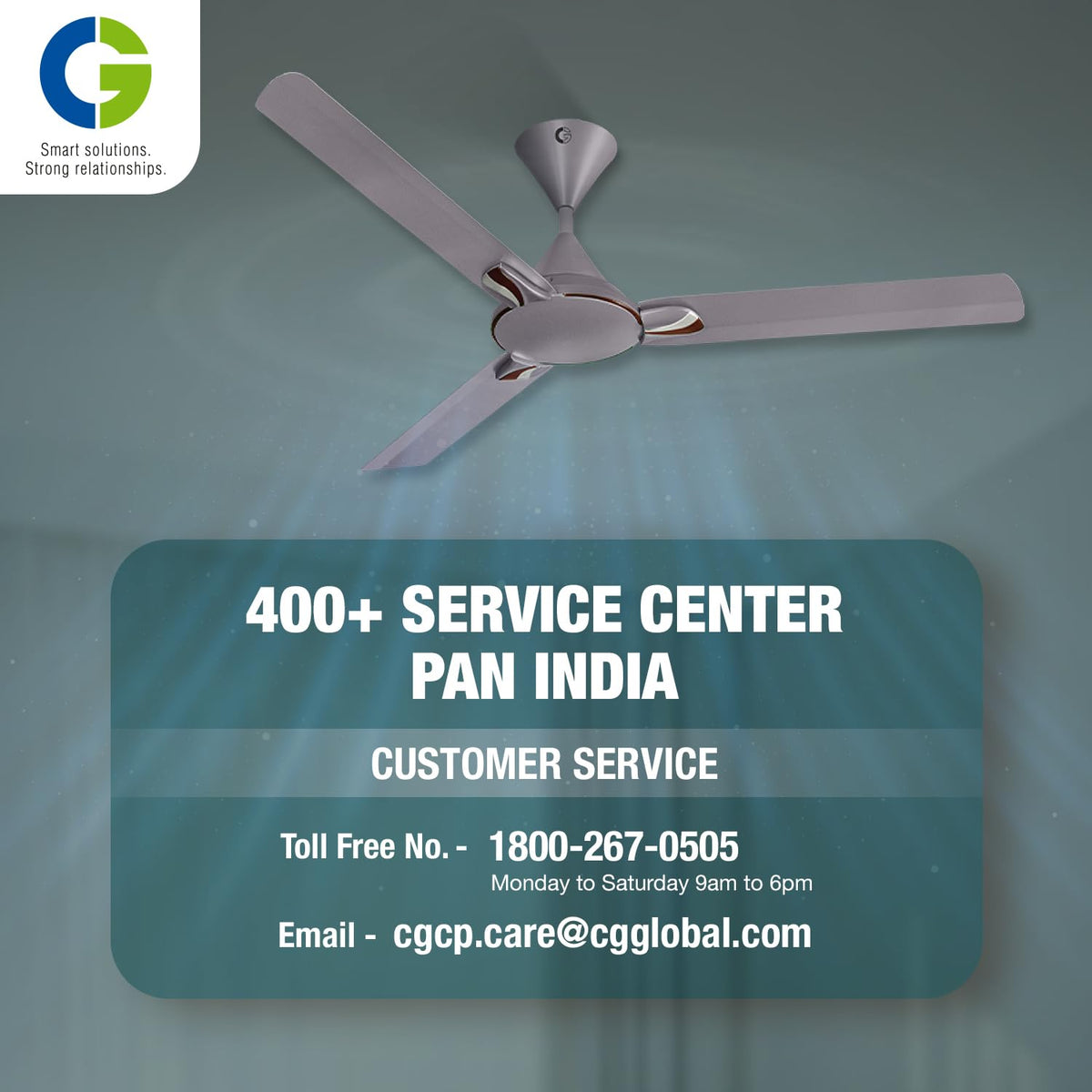 CG Ferna 1200 mm Decorative High Speed Ceiling Fan-6
