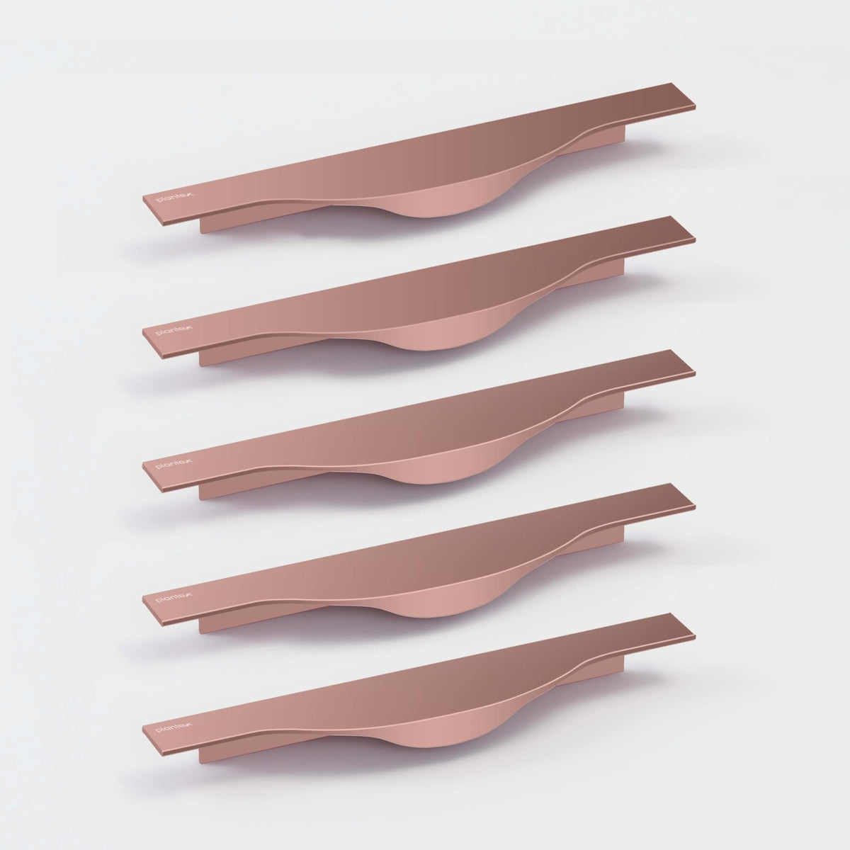 Plantex Profile Handle for Kitchen Cabinet/6 Inch Aluminium Drawer Profile Handle/Wardrobe Pull Handle for Home/Office/Hotel - Pack of 5 (Rose Gold) (Model APS-PF-1001)-1
