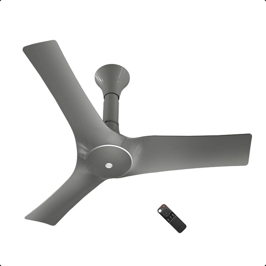 atomberg Aris Gladius Smart 900mm BLDC Ceiling Fan with IoT & Remote | BEE 5-Star | Advance Air+ Technology | Silent Operation | Energy Efficient | Free Installation | 5 Year Warranty (Sand Grey)