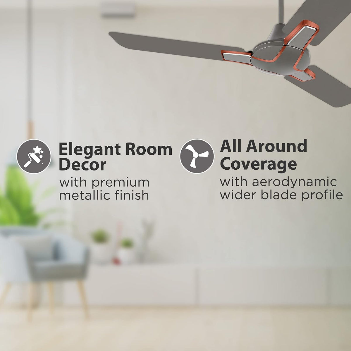 Hindware Alita 1200 mm Star Rated Ceiling Fan (Titanium Grey)-4