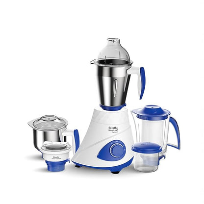 Preethi Blue Leaf Platinum MG 139 mixer grinder, 750 watt, 4 jars includes Super Extractor juicer