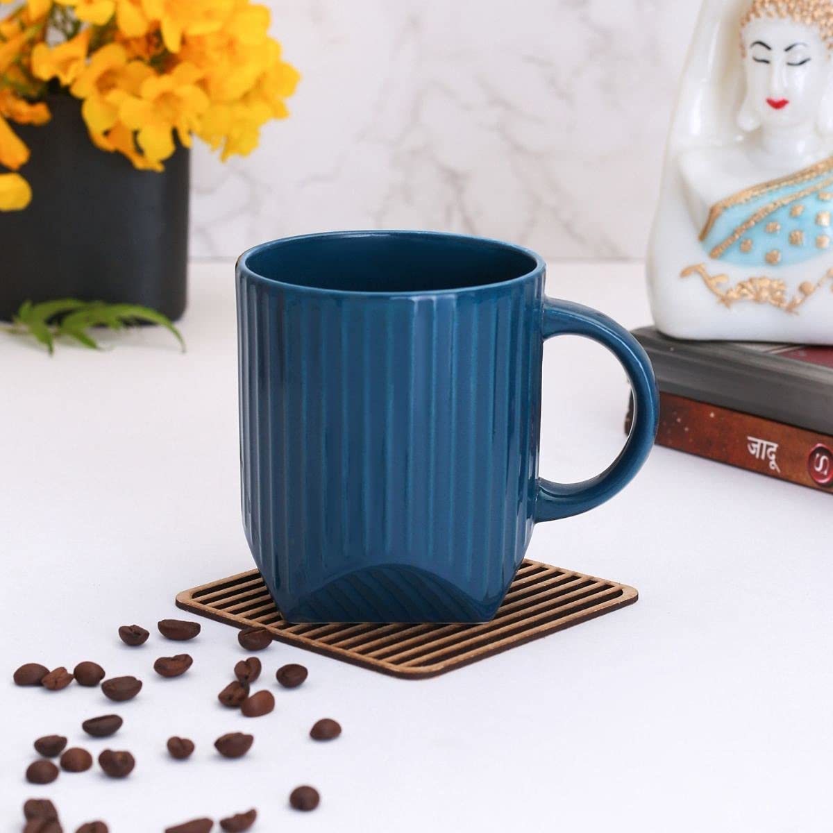 Clay Craft - Charlie Milk Mug, 1-Piece, 300ml, Crème CH1, multicolor, standard (CC-MM-CHARLIE-CREME-CH1)
