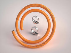 INUS Combo of Easy Grip Metal Regular Lighters and Hose Pipe and Unique Regulator from Imported Korean Zinc, Adjustable Combo of 3