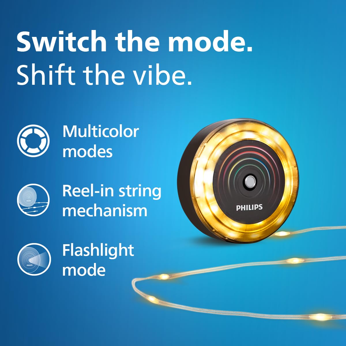 Philips GleamString Premium Rechargeable LED String Lights 8M Reel (Pack of 2)
