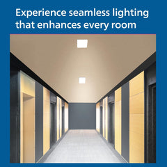 Philips 18 Watt Square Slim Surface Ceiling Light (Pack of 6)
