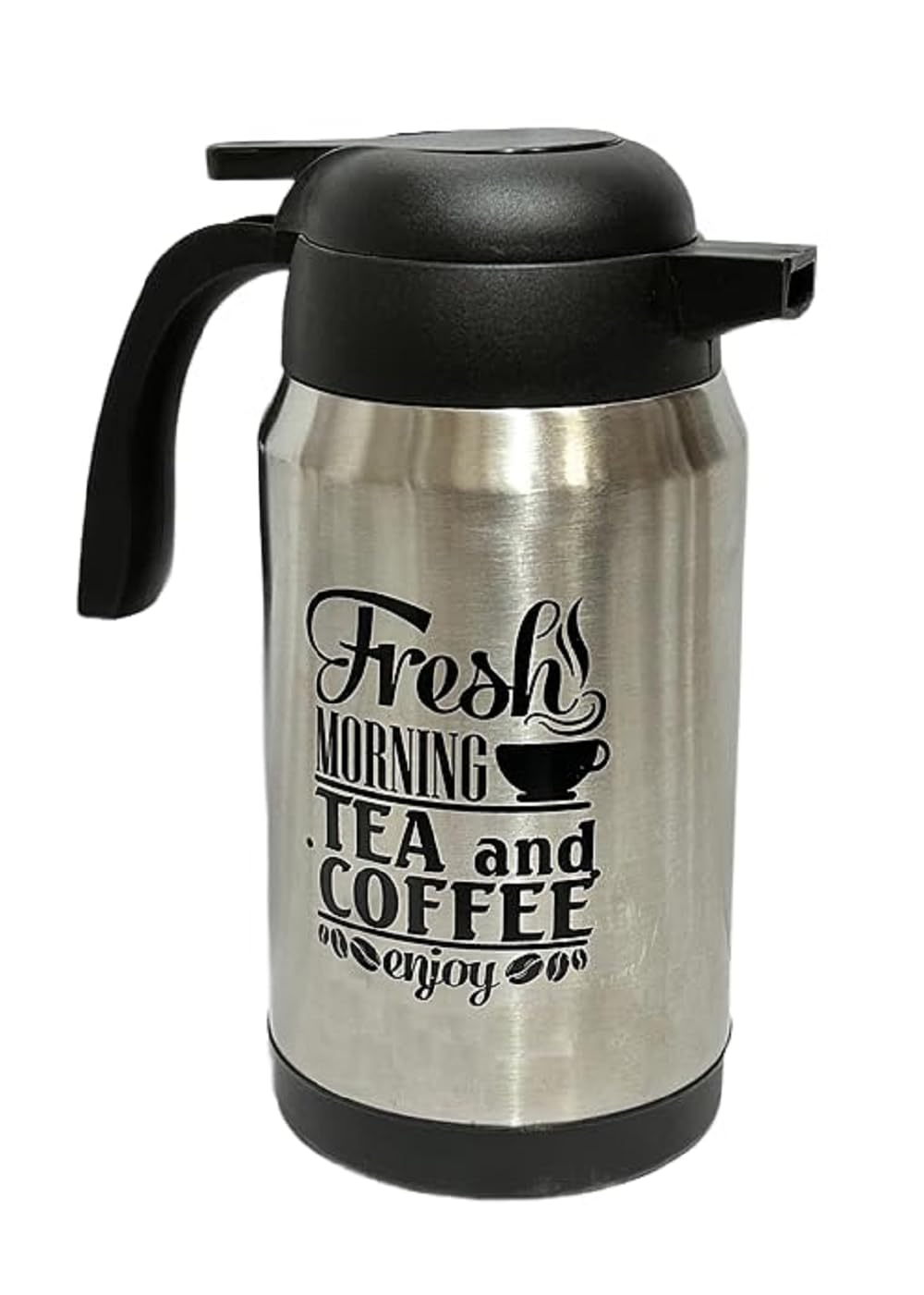 Dynore Stainless Steel Thermosteel Carafe Tea/Coffee Flask with Handle/Tea Kettle/Hot Water Dispenser with Lid, Multipurpose Thermos 1500 ml