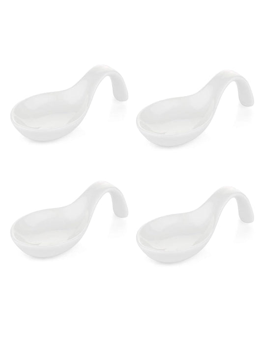Clay Craft Basics Small and Smart Dessert Spoon(Set of 4) 12 ml Each