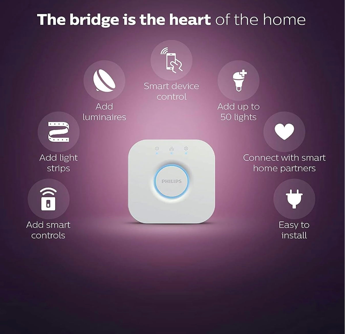 Philips MEMURU Wall lamp LED Hue WhiteAmbiance Memuru LED Cove Light, linkable one to one (White ambiance)