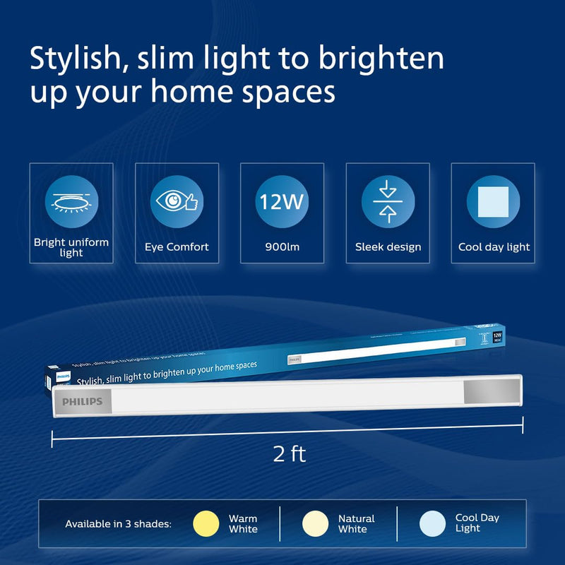 Philips Space Glow 2ft LED Linear Cabinet Light