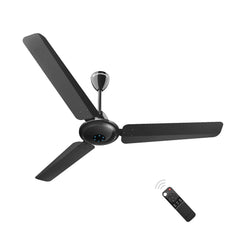 atomberg Ikano 1200mm BLDC Ceiling Fan with Remote Control | BEE 5 star Rated Energy Efficient Ceiling Fan | High Air Delivery with LED Indicators | 3 Year Warranty (Gloss Black)