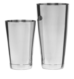 Dynore Stainless Steel Mixing Boston Cocktail Shaker, Professional Bartender Shaker Kit Weighted 750/540 ml Each - Set of 2