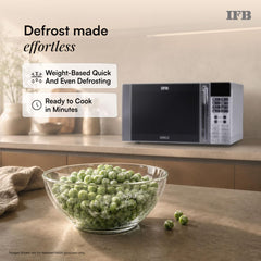 IFB 20L Convection Microwave Oven, 24 Auto Cook Menus (20SC2, Metalic Silver, Auto Defrost, Combi-Cook Mode, 10 Power Le