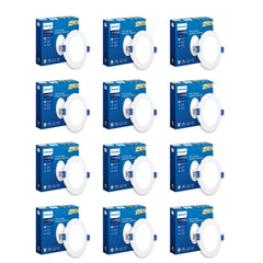 Philips Astra Glow 15-watt Round LED Downlighter (Pack of 12)