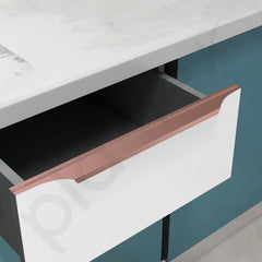 Plantex Profile Handle for Kitchen Cabinet/18 Inch Aluminium Drawer Profile Handle/Wardrobe Pull Handle for Home/Office/Hotel - Pack of 2 (Rose Gold) (Model APS-PF-1003)-5
