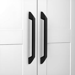Plantex Cabinet Handle/Kitchen Cabinet Door Handle/Wardrobe/160 mm Cupboard Handle/Door Pull-Push Handle for Home/Office - Pack of 2 (Black) (Model APS-DTC-3780)-1