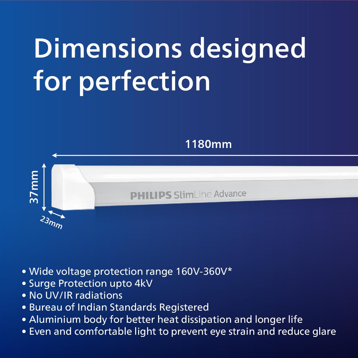 Philips 36W Cool White Tubelight, Pack of 1, (919515813613_1)