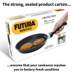 Hawkins Futura 17 cm Frying Pan, Non Stick Fry Pan, Small Frying Pan, Black (NF17)