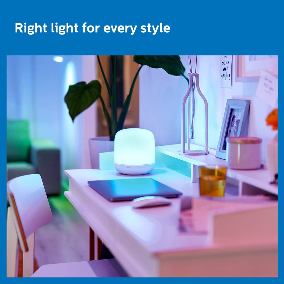Philips 10W Wi-Fi Smart LED Table Lamp with Music Sync, Voice Control & Dimmable Feature