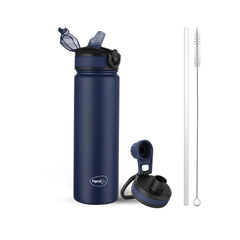 Pigeon by Stovekraft Rush Thermos Stainless Steel Sipper Flask with Straw, Cleaner and Additional Screw Cap