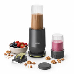Philips HR2612/00 Mini Blender, 2 Unbreakable Food-Grade PC Jars