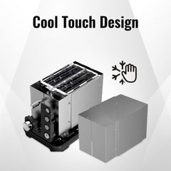 Sujata Pop-up Toaster | Stainless Steel, 7 Heating Modes, Cool Touch, Reheat & Defrost - PT11 - 2 Slice, 900W