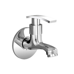 Plantex Single Lever Bib Cock Water Tap for Bathroom with Brass Spindle/Wash Basin Tap for Home/Tap for Bathroom with Water Saving Aerator-(Samar-Chrome)-1