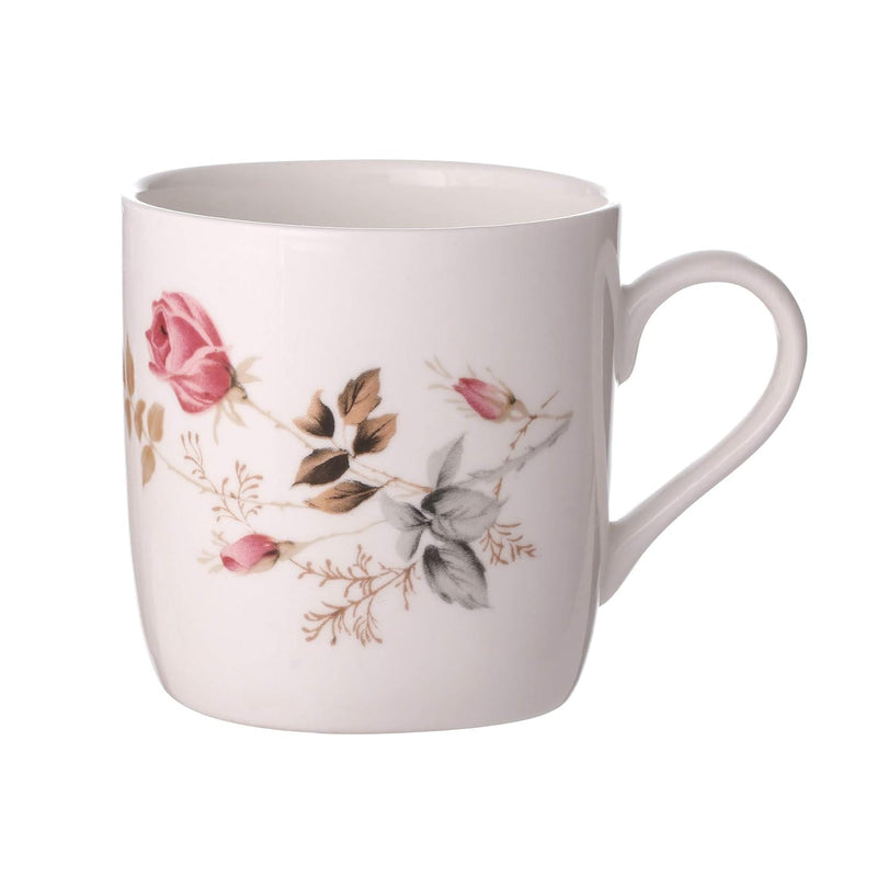Clay Craft Ceramic Coffee Mugs - Set of 4, Multicolour, 220ml & Ceramic Coffee Cup - Set of 6, Multicolor, 200ml
