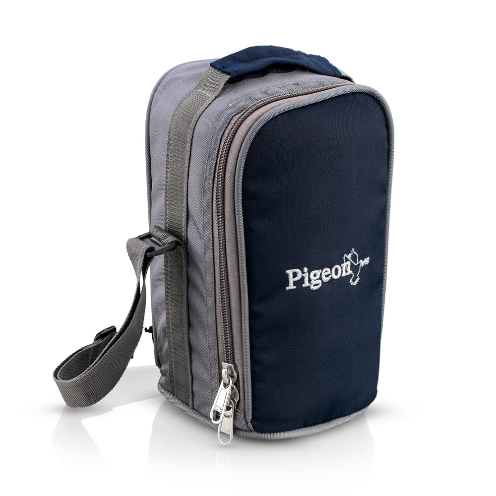 Pigeon Vibe Stainless Steel Lunch Box | SS Tiffin Box with Leak-Proof Airtight Lid
