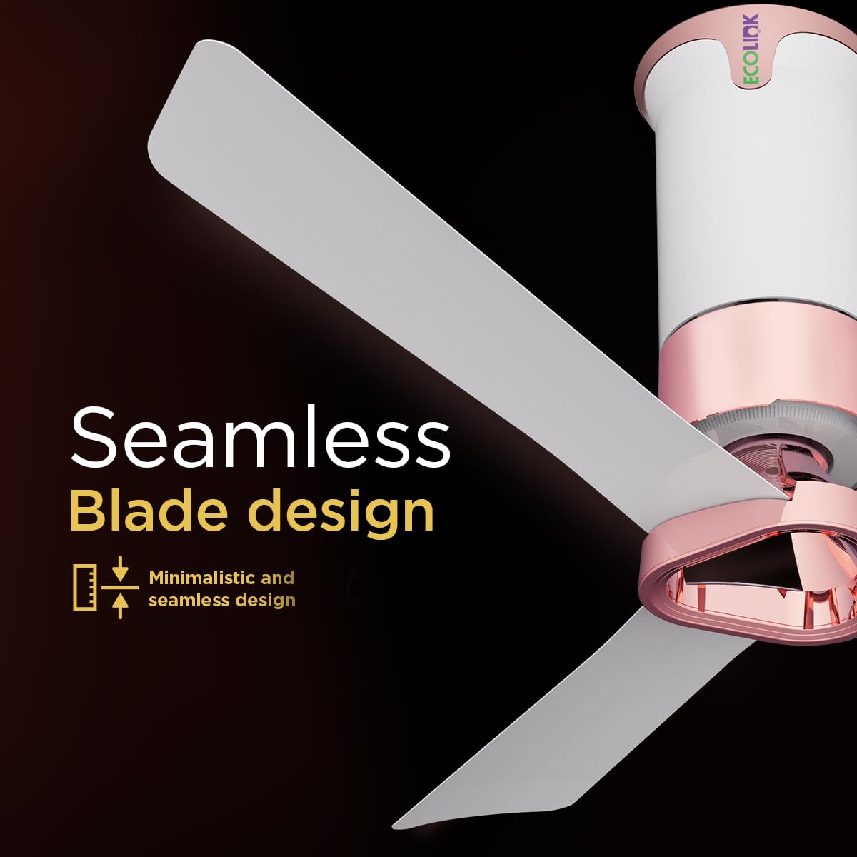 EcoLink AiroElevate 1200 mm Ceiling Fan (Silk White)-3