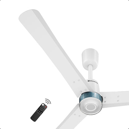 atomberg Renesa Elite 1200mm BLDC Ceiling Fan with Remote Control | BEE 5 star | High Air Delivery with Moonbeam LED Light | New Sleek Design | Newly Launched | 5 Year Warranty | Snow White