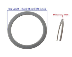 Juicer Jar Bush Plate Gasket - Pack of 4 | Compatible with Sujata Mixer Grinder