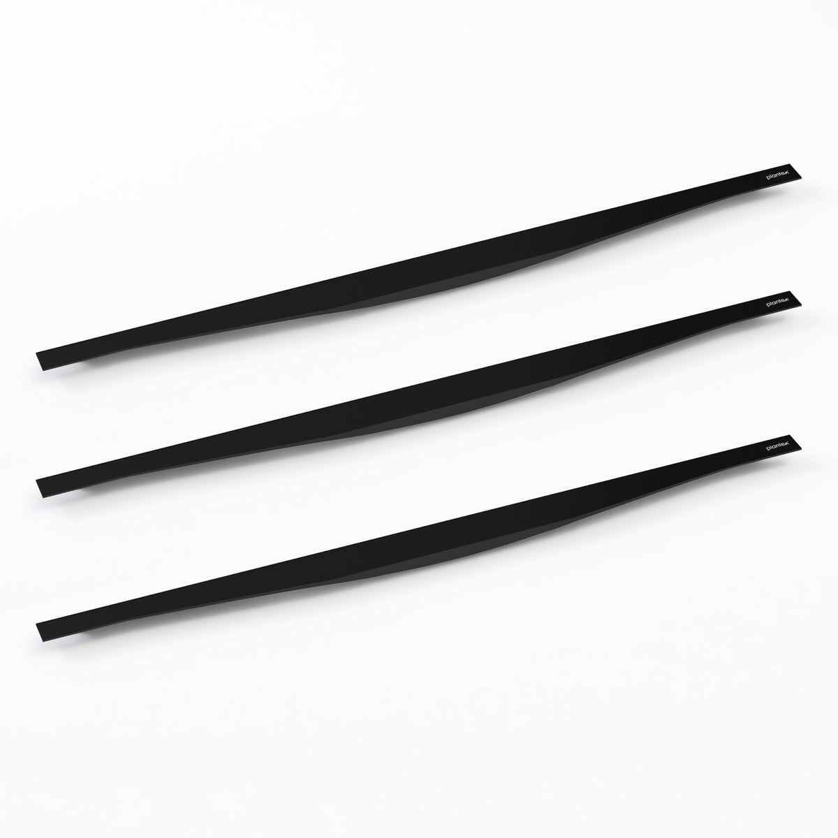 Plantex Profile Handle for Kitchen Cabinet/28 Inch Aluminium Drawer Profile Handle/Wardrobe Pull Handle for Home/Office/Hotel - Pack of 3 (Black) (Model APS-PF-1001)