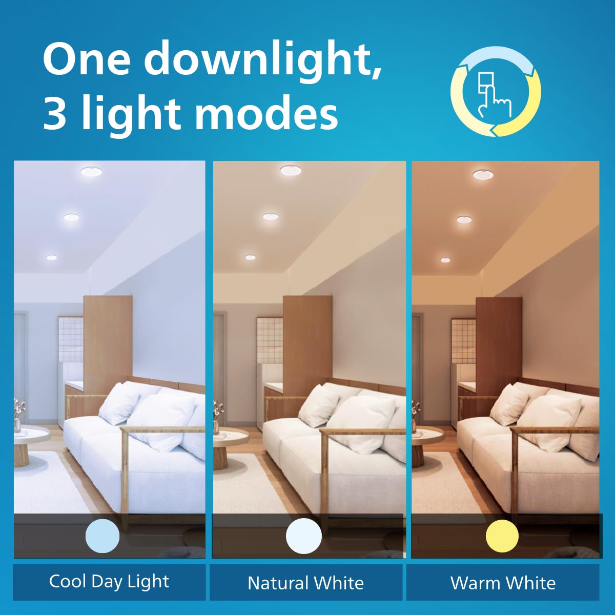 Philips 15W 3in1 Round AstraGlow Pro LED Ceiling Light
