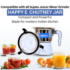 Jar Combo: 400 ml + 1000 ml + 1500 ml Plastic (Transparent) | Compatible with Sujata Mixer Grinder