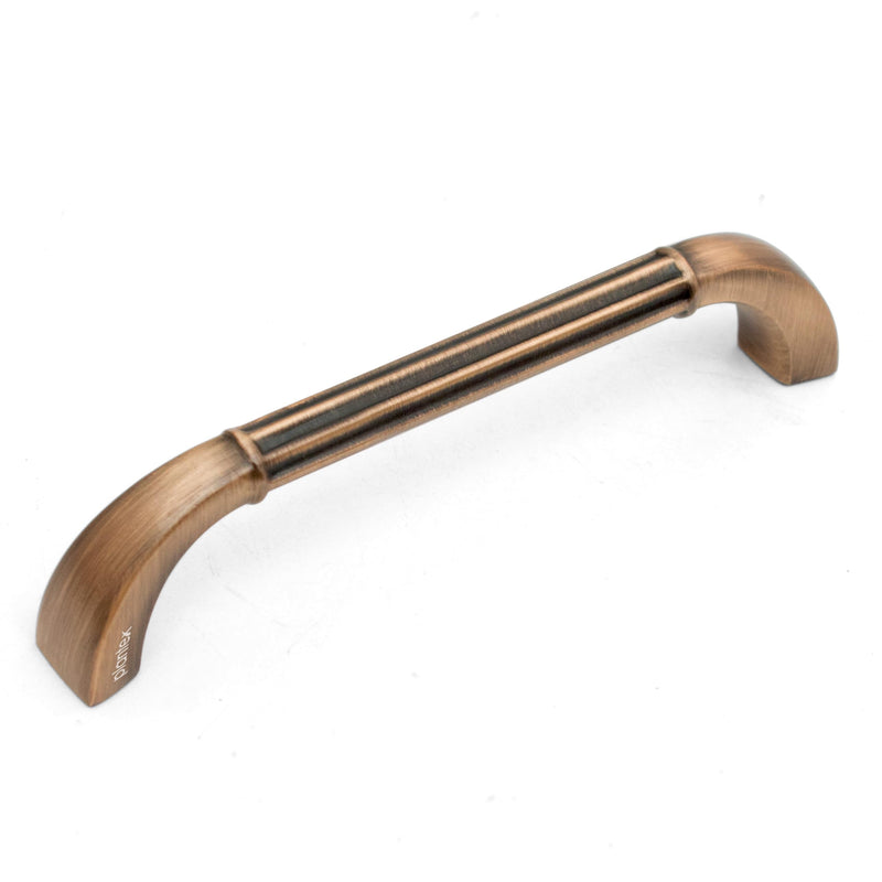 Plantex Cabinet Handle/128mm Handle for Wardrobe/Kitchen Handle/Pull-Push Handle for Home/Office - Pack of 1 (Brass Antique Copper)-1