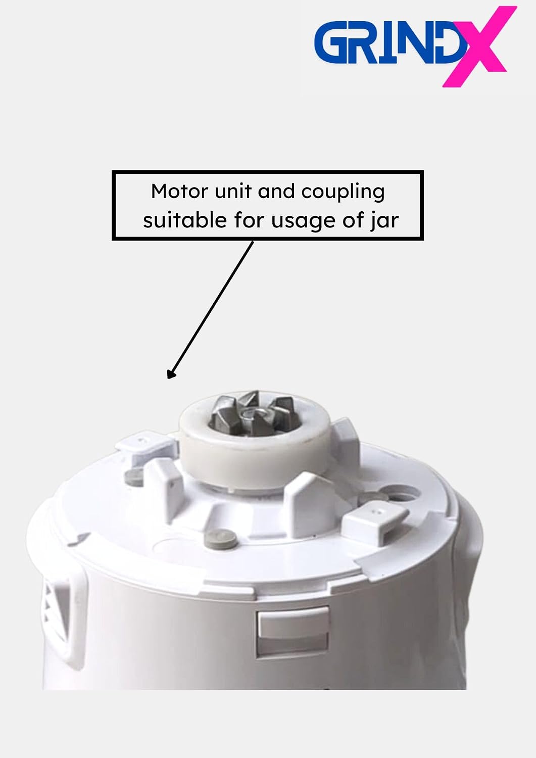 Frootmix Blender Jar 1750 ml - Plastic (Transparent) | Compatible with Sujata Mixer Grinder