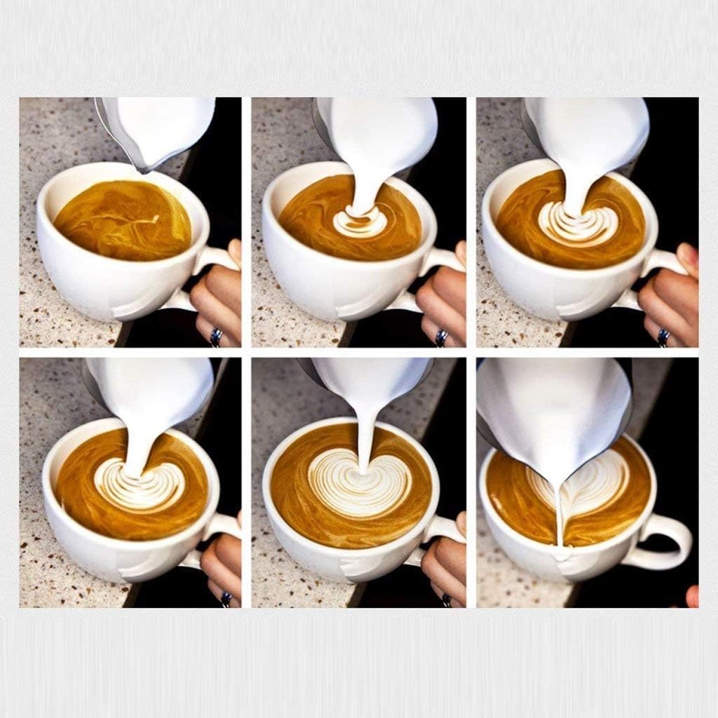 Dynore Stainless Steel Milk Frothing Pitcher/Milk Jug Suitable for Espresso, Latte Art and Frothing Milk Jug- 330 ml