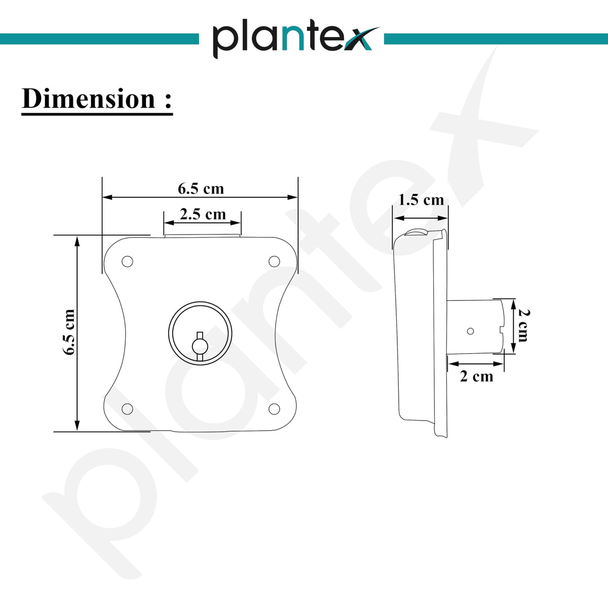 Plantex Drawer Lock/20mm Brass Lock for Cupboard/Multipurpose Cupboard Lock with Key for Home/Office - Pack of 1 (Gold)-3