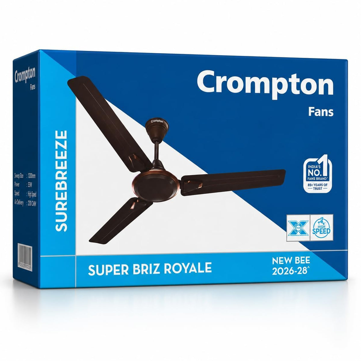 Crompton Highspeed Super Briz Royal 900 mm Designer Ceiling Fan-4