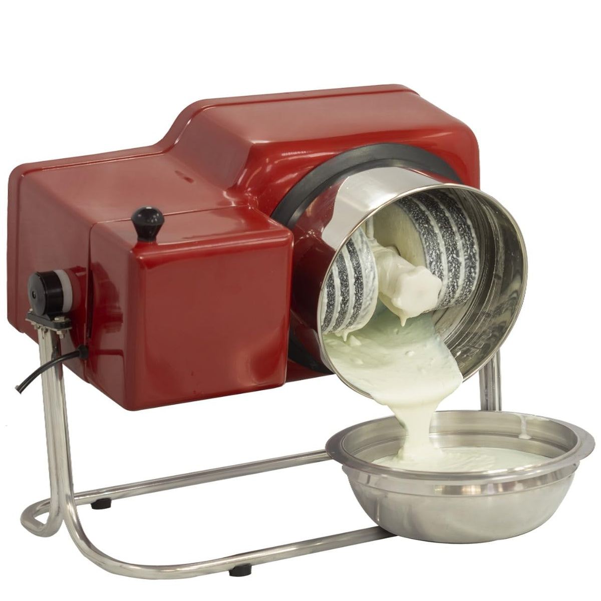 KRN Premium 2 Litre Tilting Wet Grinder for Home Use – Compact Domestic Table-Top Grinder – Ideal for Grinding Spices, Lentils, Grains & Coconut Paste (Red)