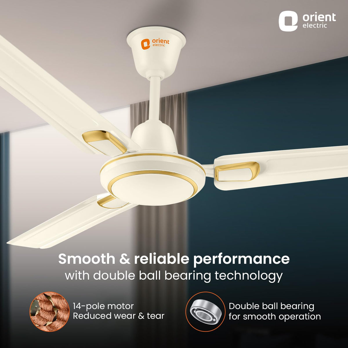 Orient Electric 1200 mm Pacific Air Déco Ceiling Fan-5